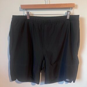 ALO Yoga Black Athletic Shorts